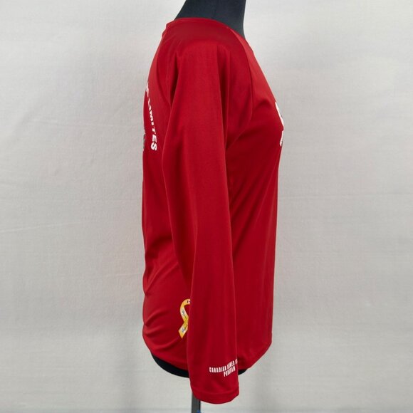 Soldier On Sans Limites Red Long Sleeve Performance Shirt Size Small Canada - Picture 2 of 10